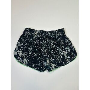 Lululemon Tracker Short V Reversible Splatter Print Lime Green Athletic‎ Shorts